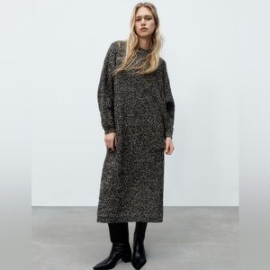 NWT Zara Chunky knit sweater dress